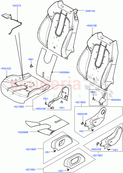Part Diagram for Land Rover LR056913