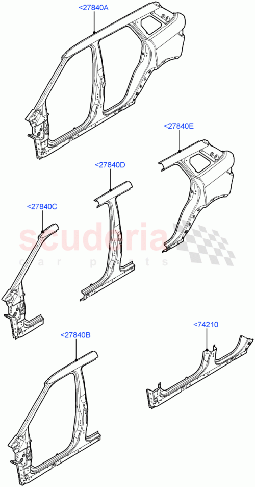 Part Diagram for Land Rover LR054609