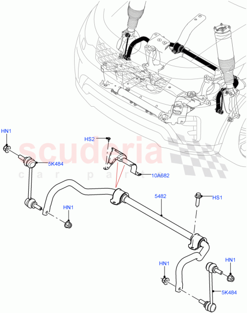 Part Diagram for Land Rover LR153885