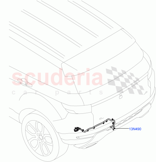 Part Diagram for Land Rover LR028110