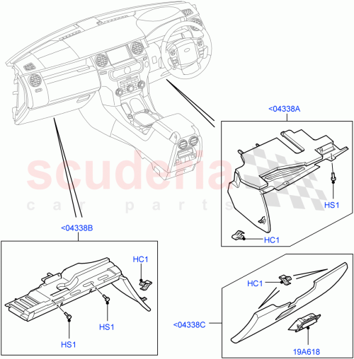 Part Diagram for Land Rover LR018617