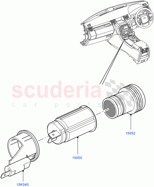 Part Diagram for Land Rover YUJ500060PVJ