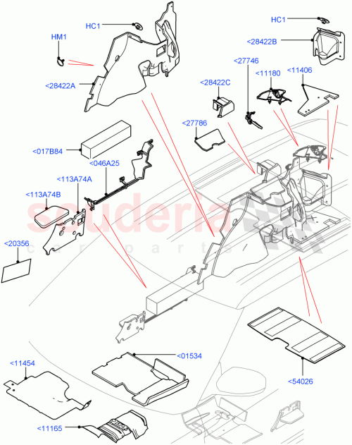 Part Diagram for Land Rover LR027065