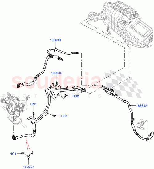 Part Diagram for Land Rover LR140981