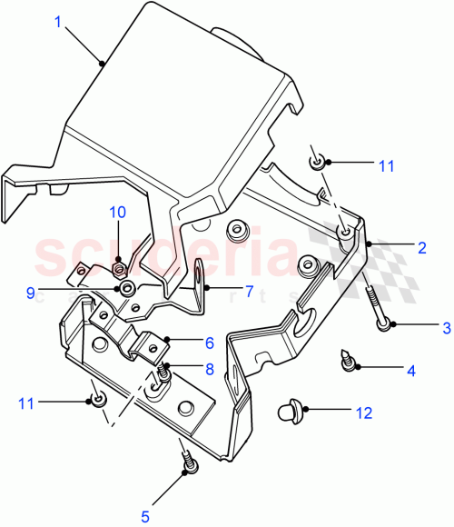 Part Diagram for Land Rover LR048222