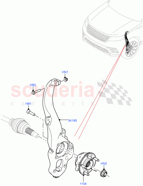 Part Diagram for Land Rover LR138443