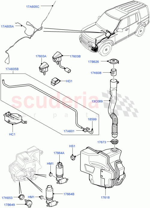 Part Diagram for Land Rover LR049290