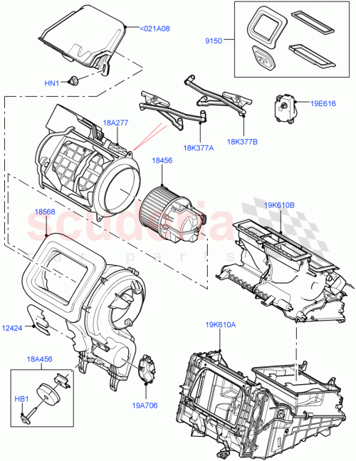 Part Diagram for Land Rover LR134538