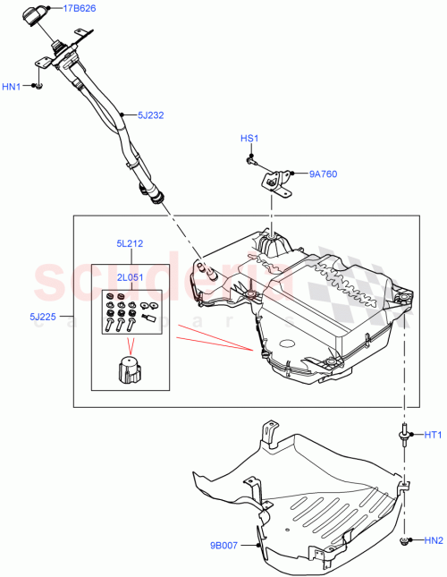 Part Diagram for Land Rover LR154397