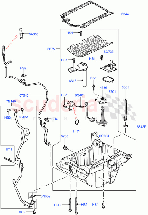 Part Diagram for Land Rover LR031777