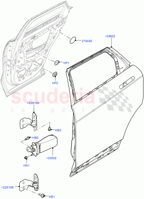 Part Diagram for Land Rover LR155732