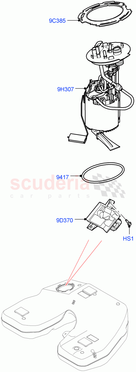 Part Diagram for Land Rover LR123395