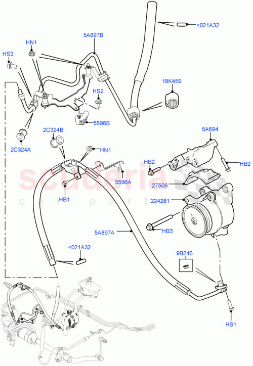 Part Diagram for Land Rover LR056319