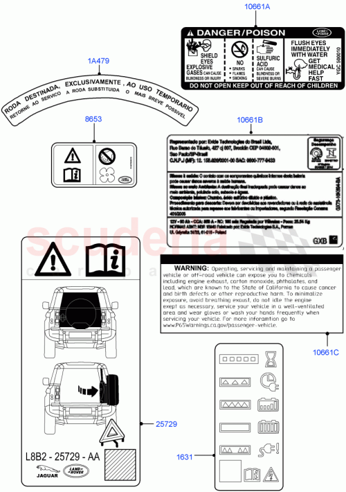 Part Diagram for Land Rover LR129920