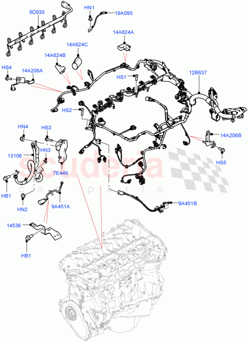 Part Diagram for Land Rover LR125212