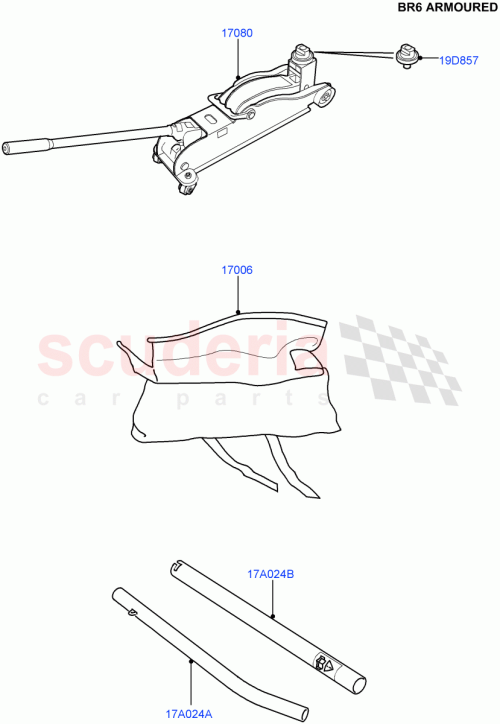 Part Diagram for Land Rover KAH000070