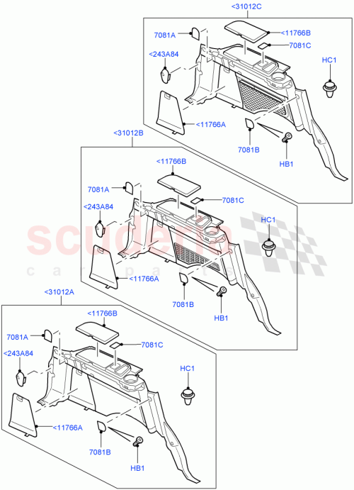 Part Diagram for Land Rover LR027723
