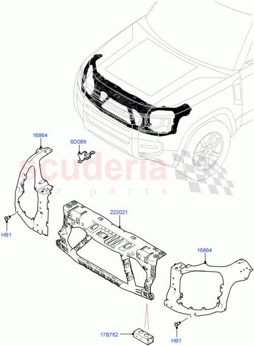 Part Diagram for Land Rover LR131288