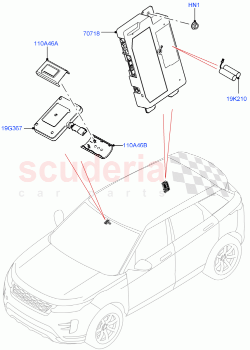 Part Diagram for Land Rover LR156267