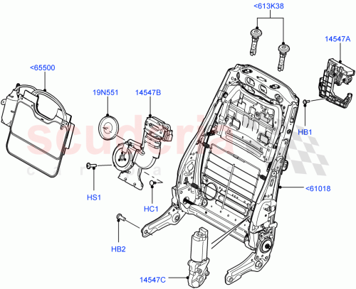 Part Diagram for Land Rover HFA501370