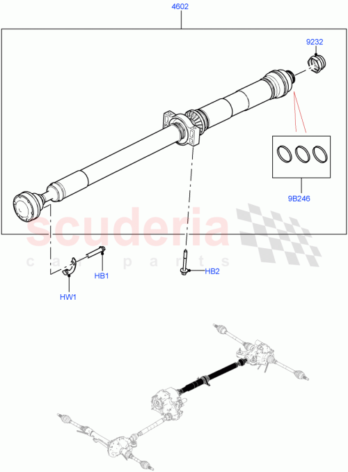 Part Diagram for Land Rover LR153461