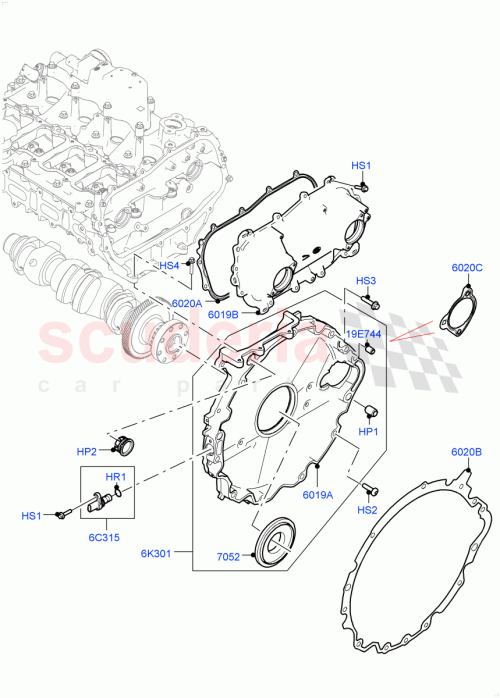 Part Diagram for Land Rover LR100959