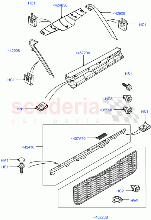 Part Diagram for Land Rover EQT000154VAE