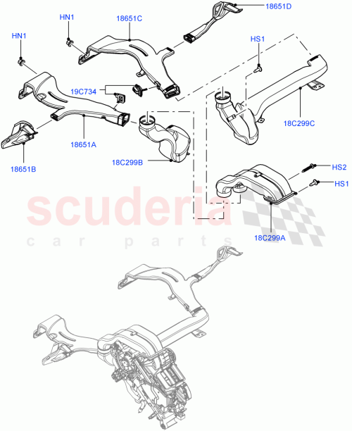Part Diagram for Land Rover LR038623