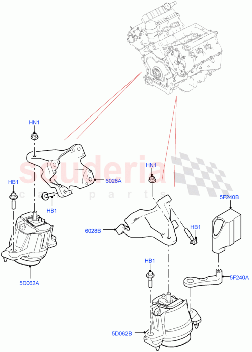 Part Diagram for Land Rover LR116926