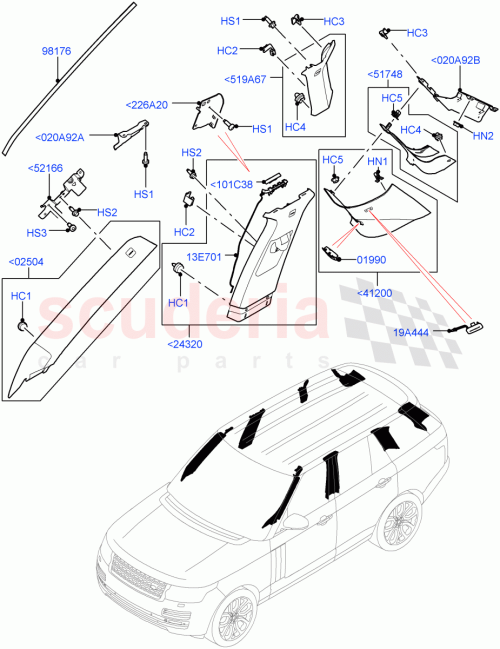 Part Diagram for Land Rover LR156869
