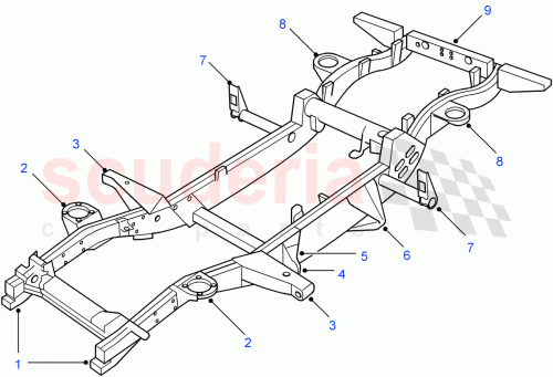 Part Diagram for Land Rover STC8649