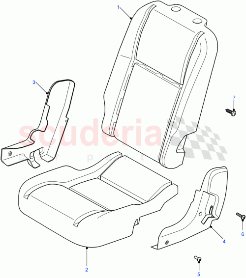 Part Diagram for Land Rover HXT501370PUY