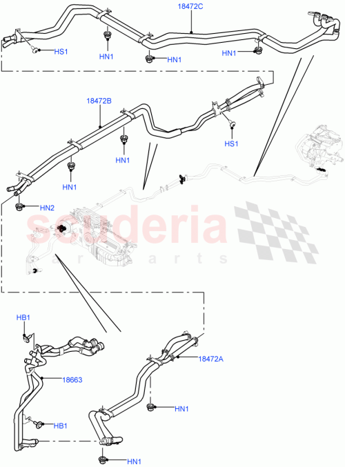 Part Diagram for Land Rover LR034610