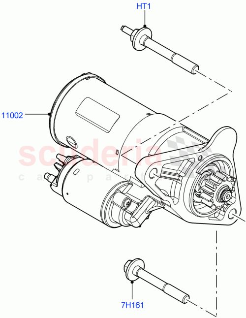 Part Diagram for Land Rover LR140109