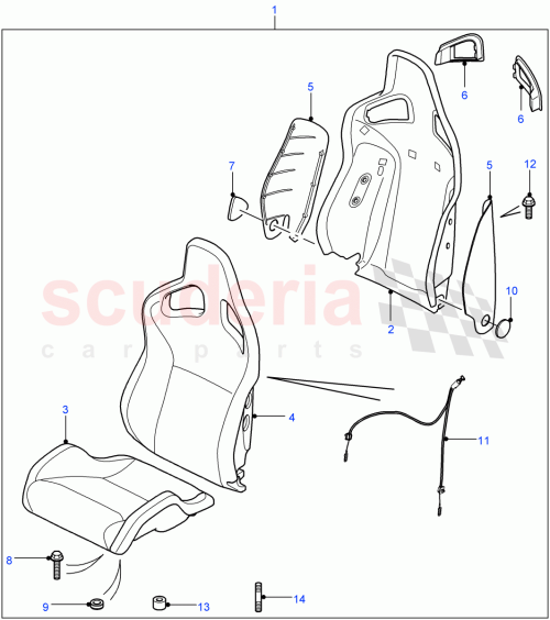 Part Diagram for Land Rover LR018277
