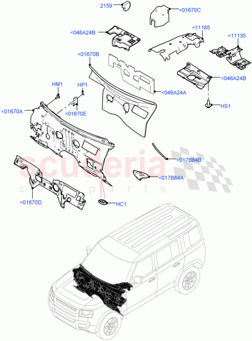 Part Diagram for Land Rover LR137441