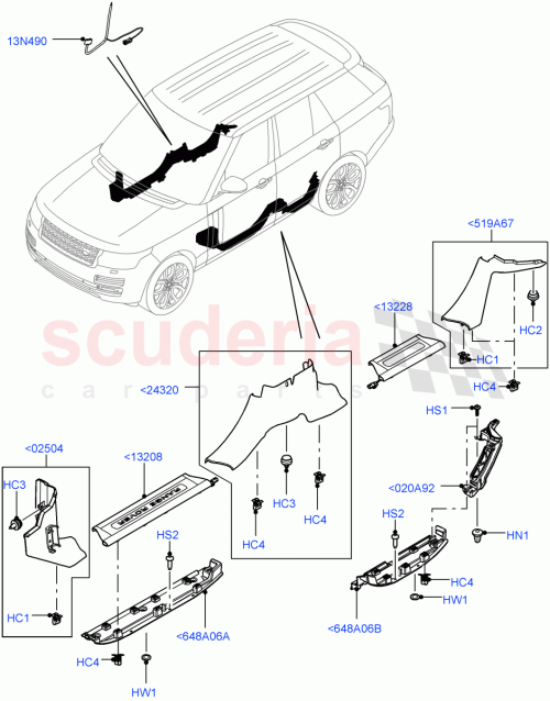 Part Diagram for Land Rover LR108277