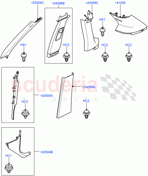 Part Diagram for Land Rover EMB500221PVJ