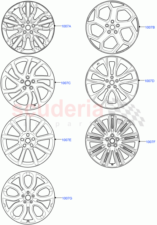 Part Diagram for Land Rover LR099136
