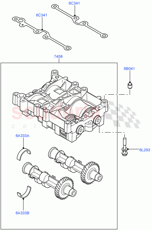 Part Diagram for Land Rover LR004199