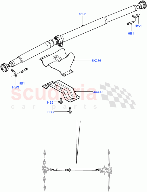 Part Diagram for Land Rover LR030350