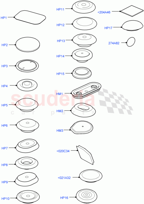 Part Diagram for Land Rover LR000071