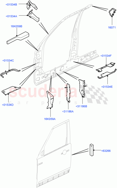 Part Diagram for Land Rover CZL500030