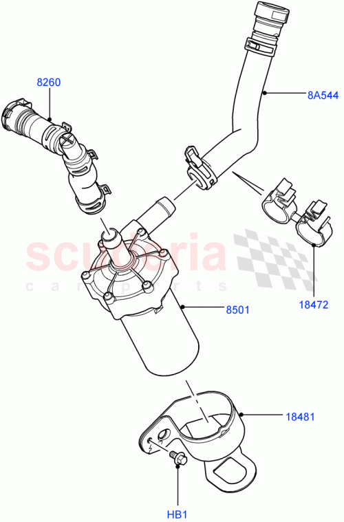 Part Diagram for Land Rover LR023469