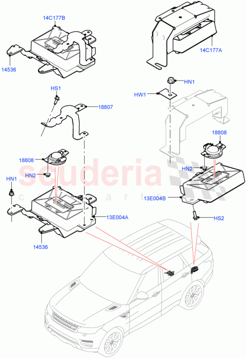 Part Diagram for Land Rover LR105073