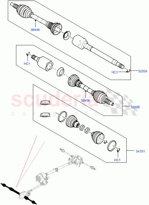 Part Diagram for Land Rover LR132687
