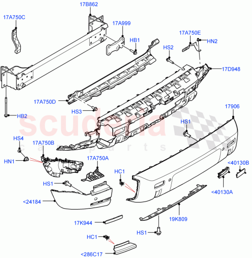 Part Diagram for Land Rover LR149775
