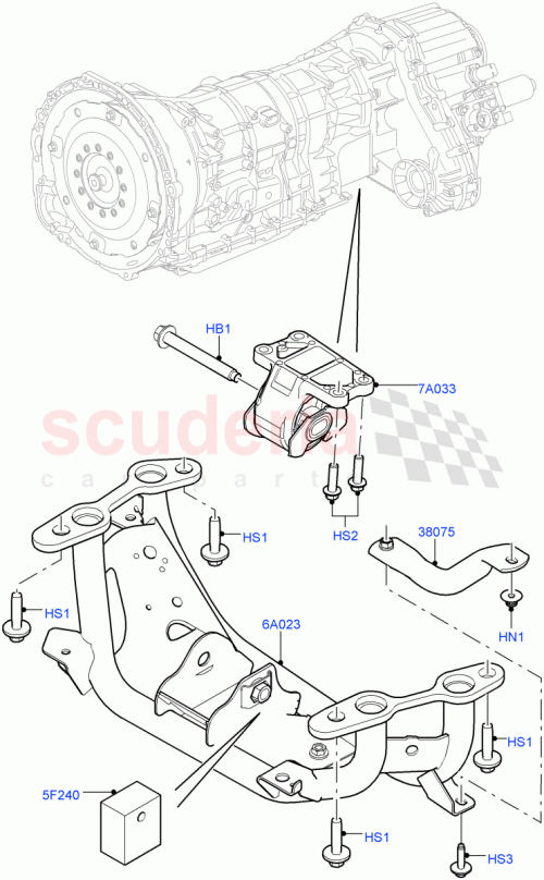 Part Diagram for Land Rover LR038131