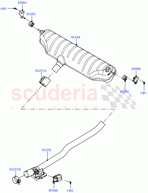 Part Diagram for Land Rover LR143254
