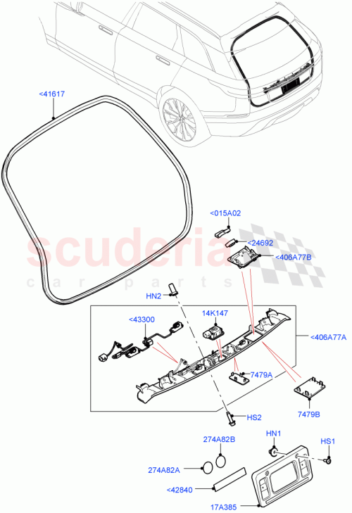 Part Diagram for Land Rover LR142806